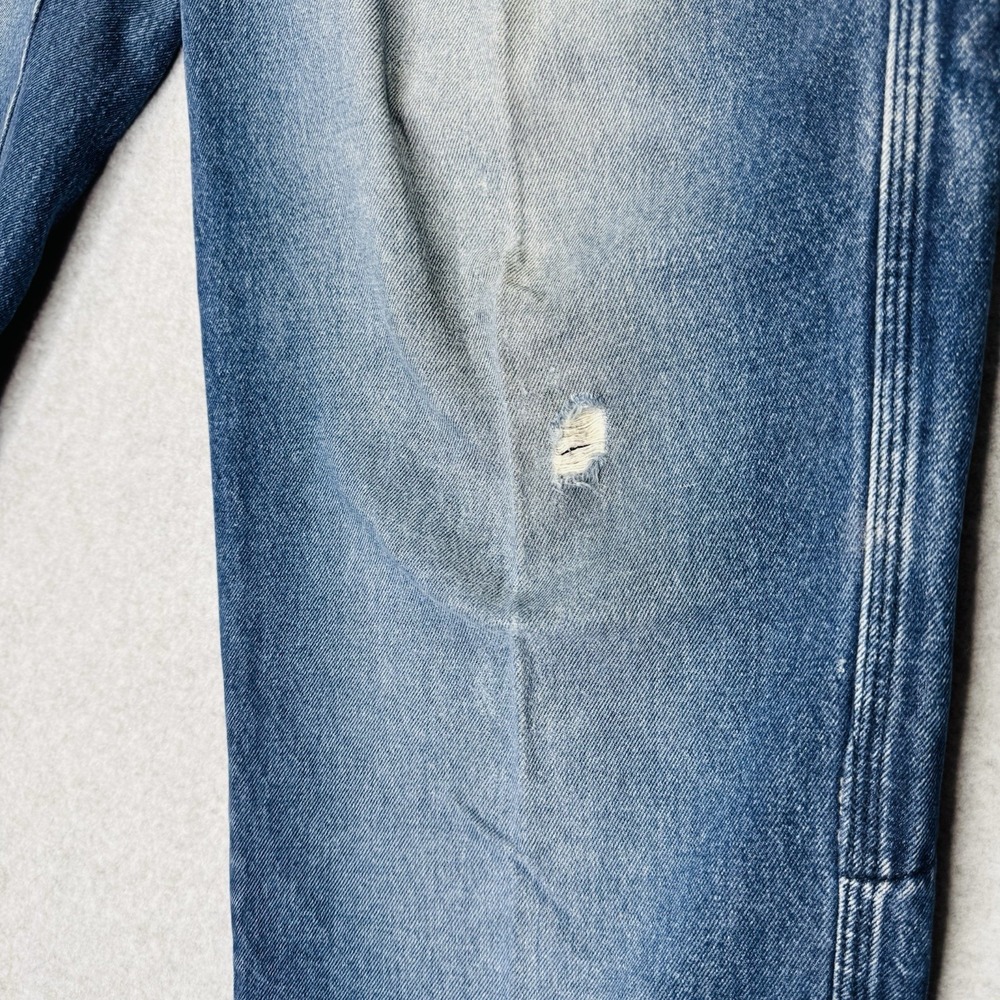 Marithe Francois Girbaud Carpenter Jeans Men 38 Baggy Wide Barrel Y2K Distressed - Picture 3 of 12
